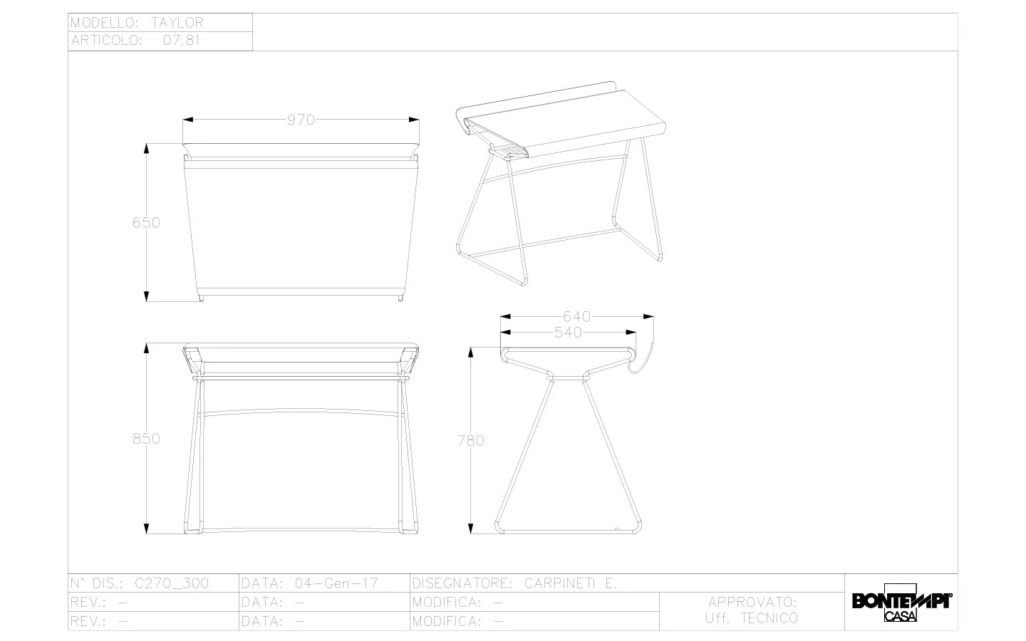 Бюро TAYLOR Bontempi - 6 - Stolbg.com