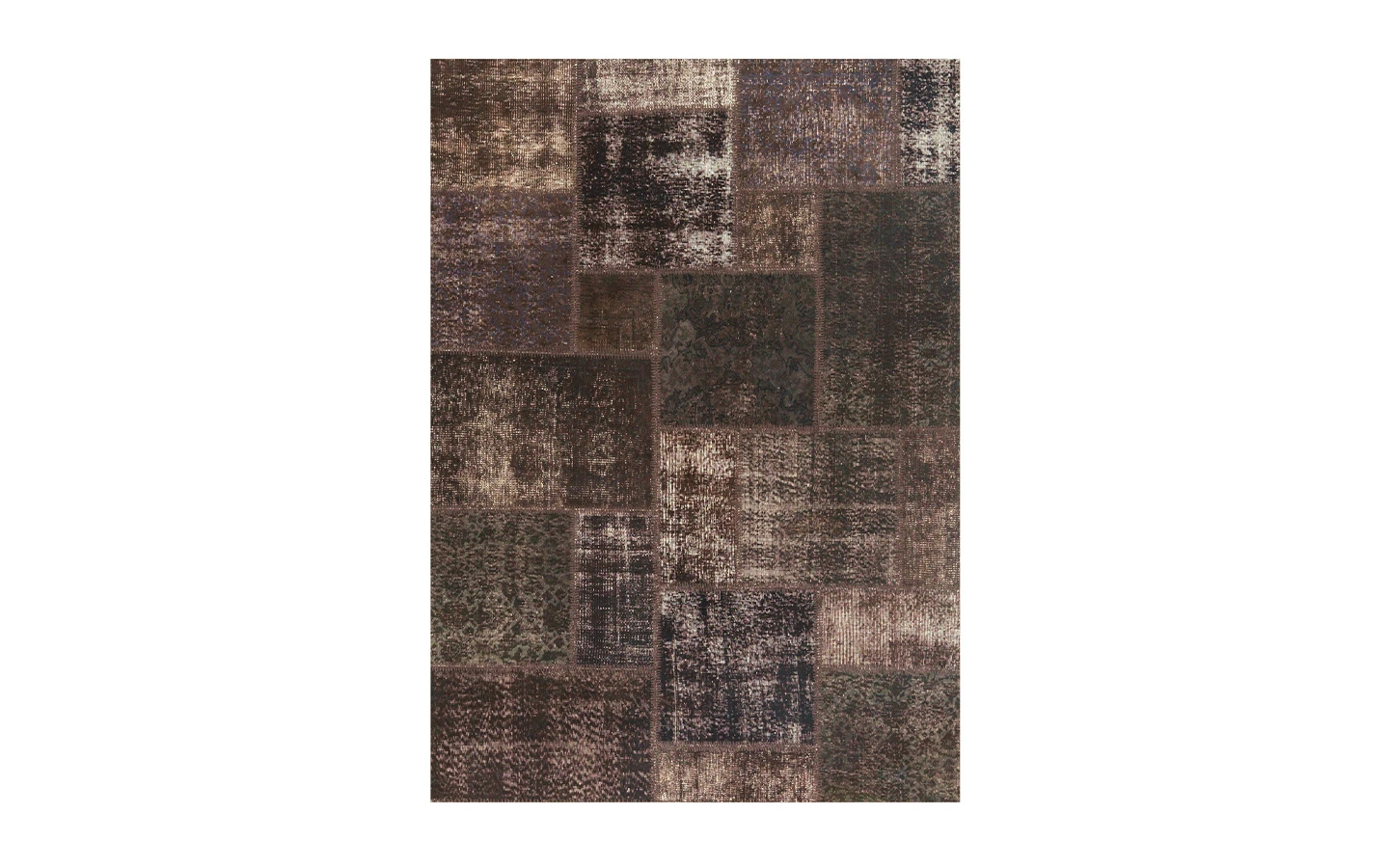Килим PATCHWORK DARK BROWN D36 Mohebban - 1 - Stolbg.com