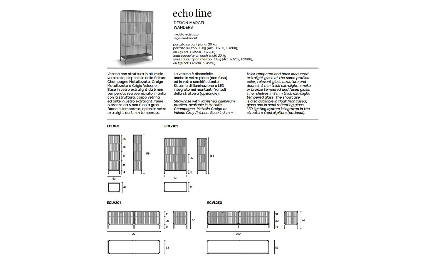 Витрина ECHO LINE FIAM Italia - 11 - Stolbg.com
