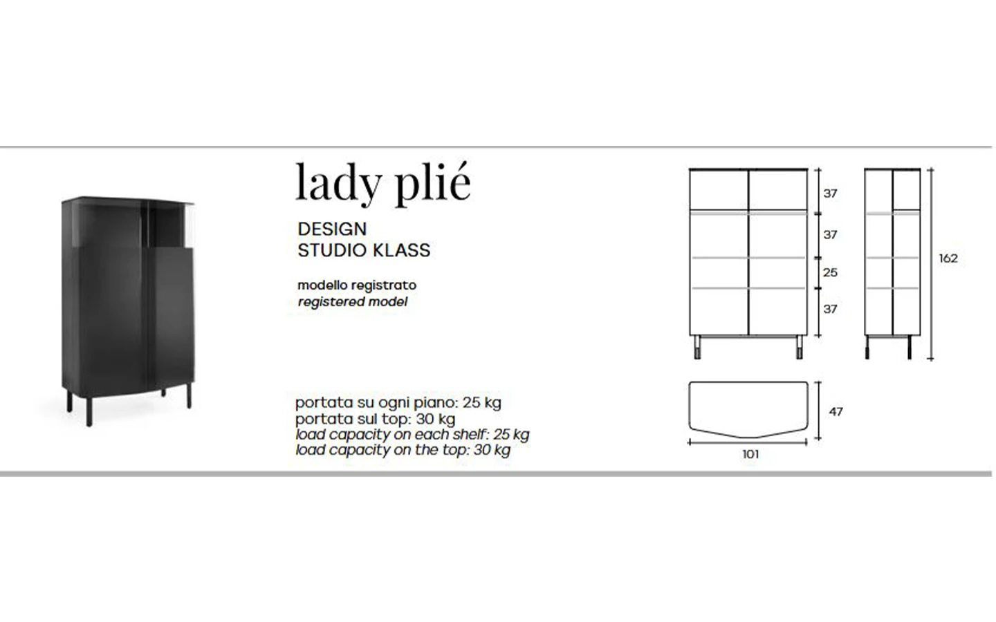 Витрина LADY PLIE FIAM Italia - 6 - Stolbg.com