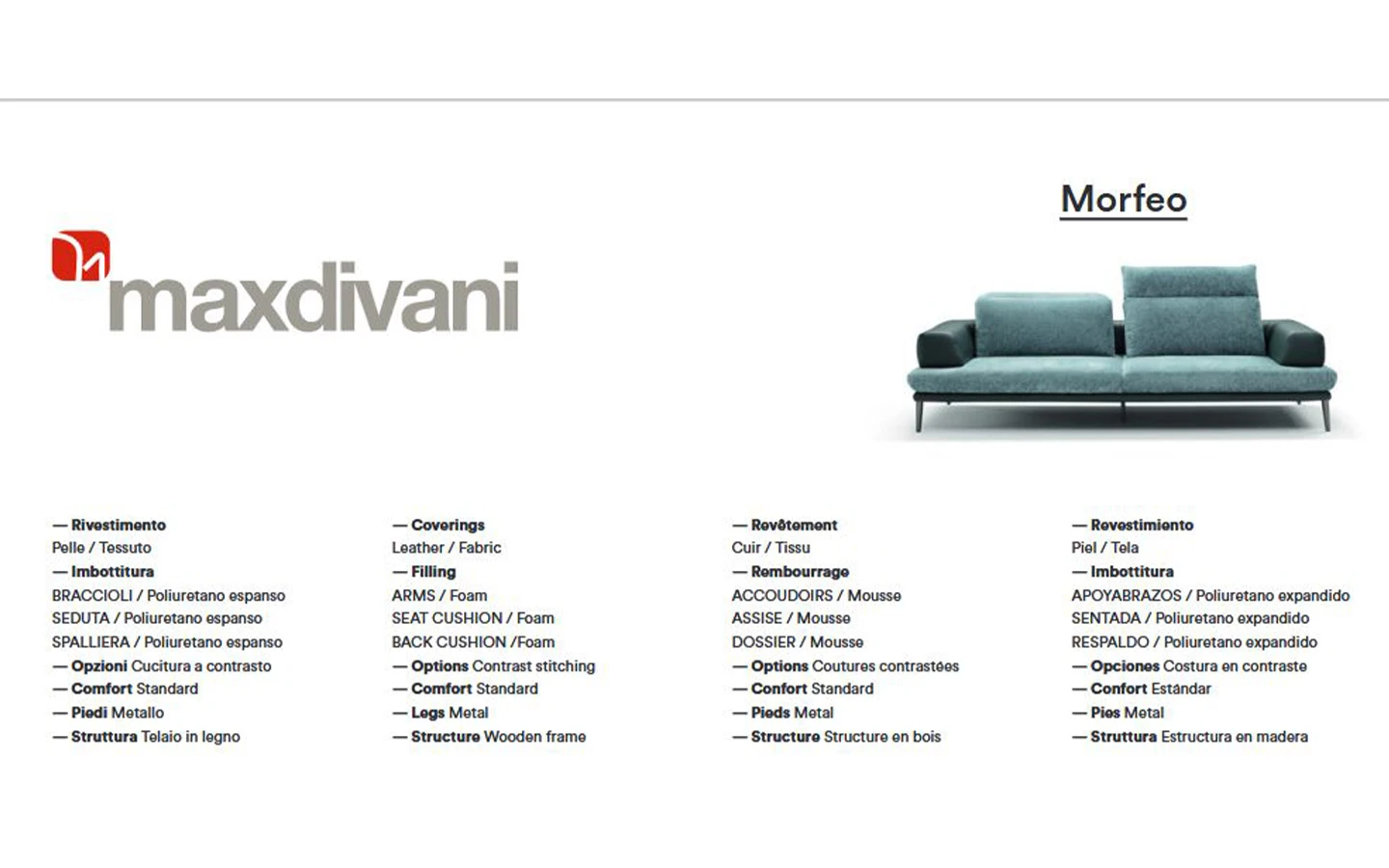Диван MORFEO Max Divani - 10 - Stolbg.com