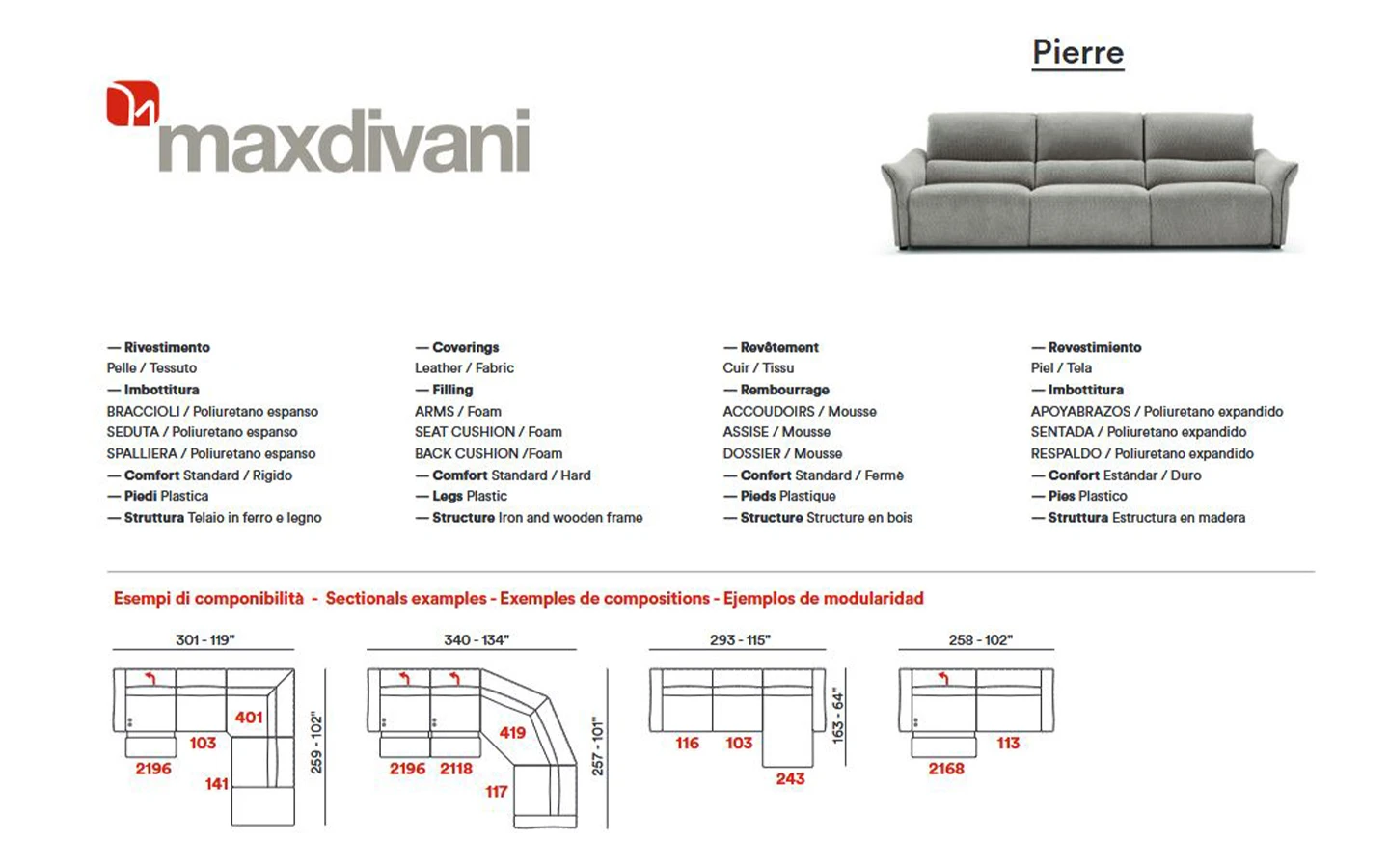 Диван PIERRE Max Divani - 8 - Stolbg.com