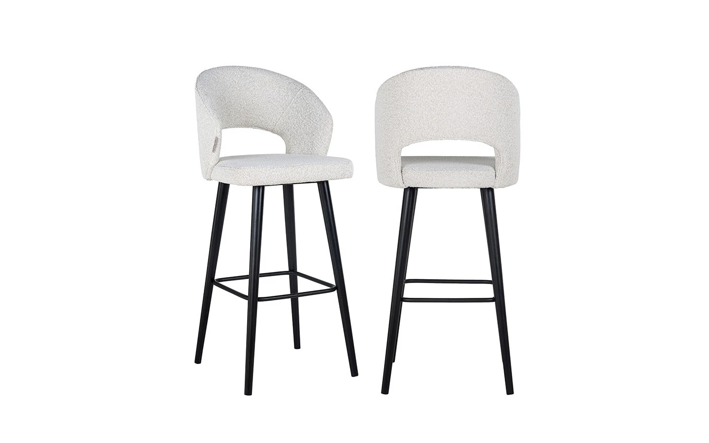 Бар стол SAVOY HIGH WHITE BOUCLÉ Richmond Interiors - 1 - Stolbg.com