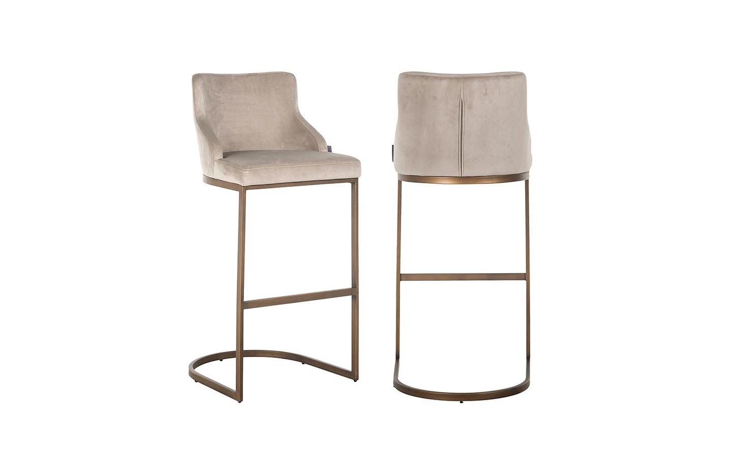 Бар стол BOLTON KHAKI VELVET Richmond Interiors - 1 - Stolbg.com