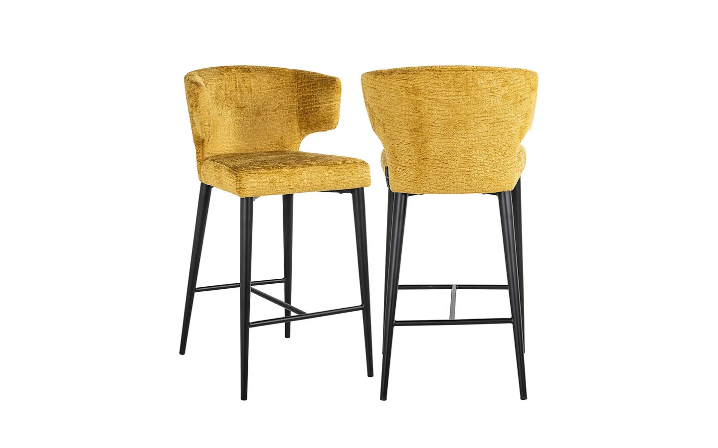 Бар стол TAYLOR LOW MUSTARD FUSION Richmond Interiors - 1 - Stolbg.com