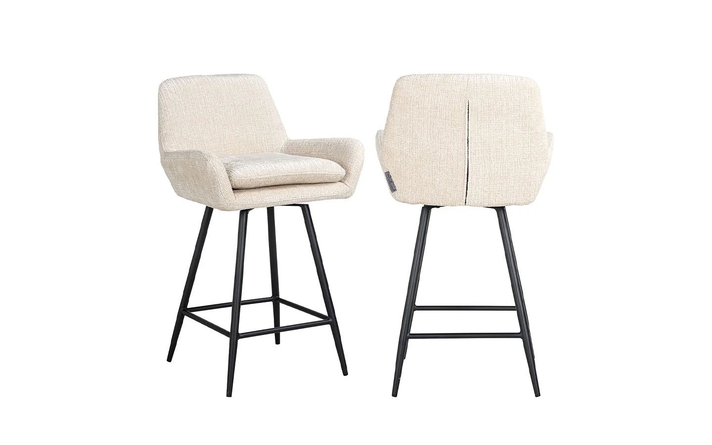 Бар стол LINSEY BEIGE CHENILLE Richmond Interiors - 1 - Stolbg.com