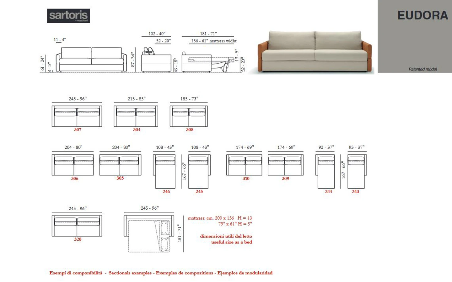 Разтегателен диван EUDORA Max Divani - 11 - Stolbg.com