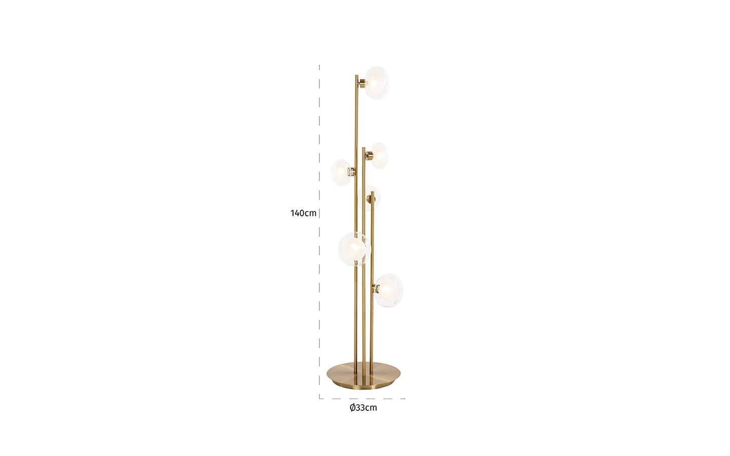 Лампион LUVA BRASS Richmond Interiors - 4 - Stolbg.com
