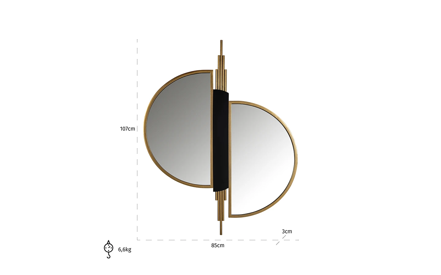 Огледало ADELYN Richmond Interiors - 3 - Stolbg.com