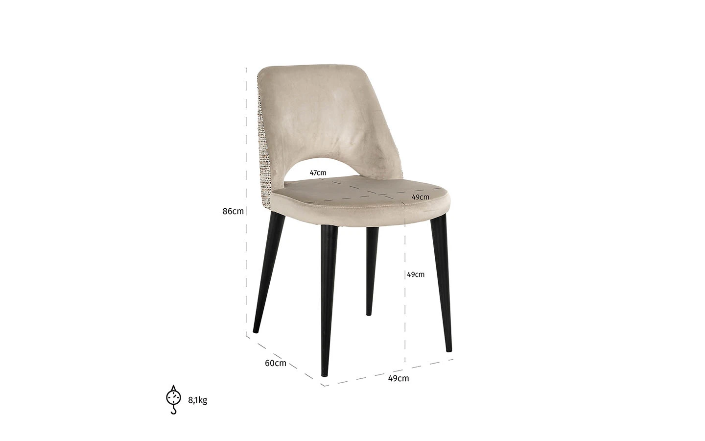 Стол TABITHA TRENDY NATURE Richmond Interiors - 9 - Stolbg.com