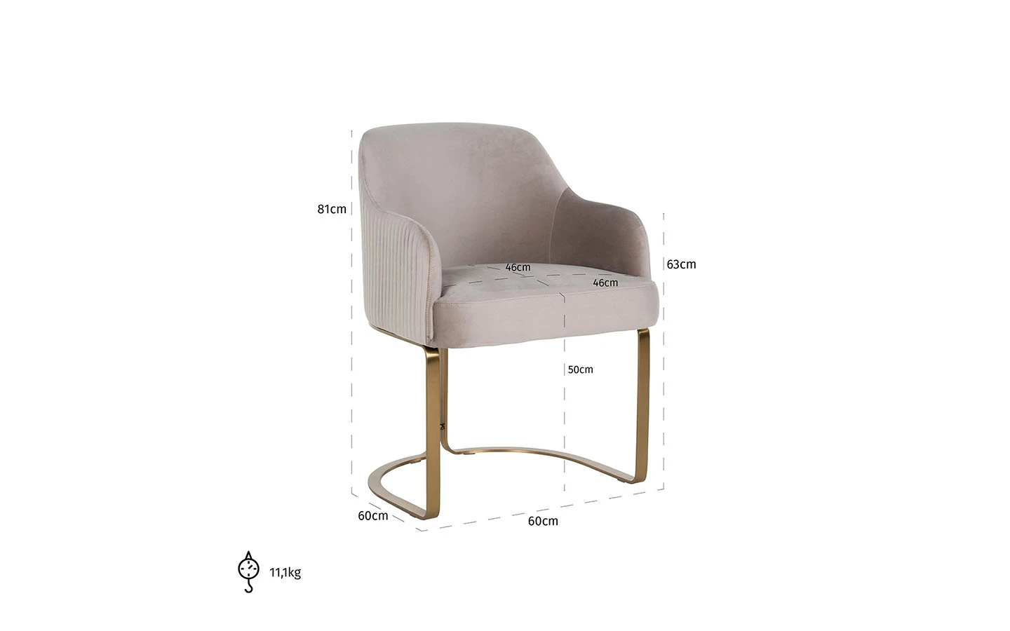 Стол HADLEY KHAKI Richmond Interiors - 5 - Stolbg.com