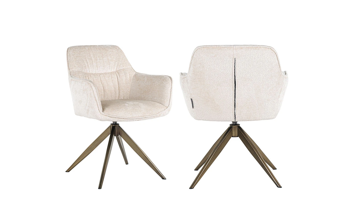 Стол ALINE WHITE CHENILLE Richmond Interiors - 1 - Stolbg.com