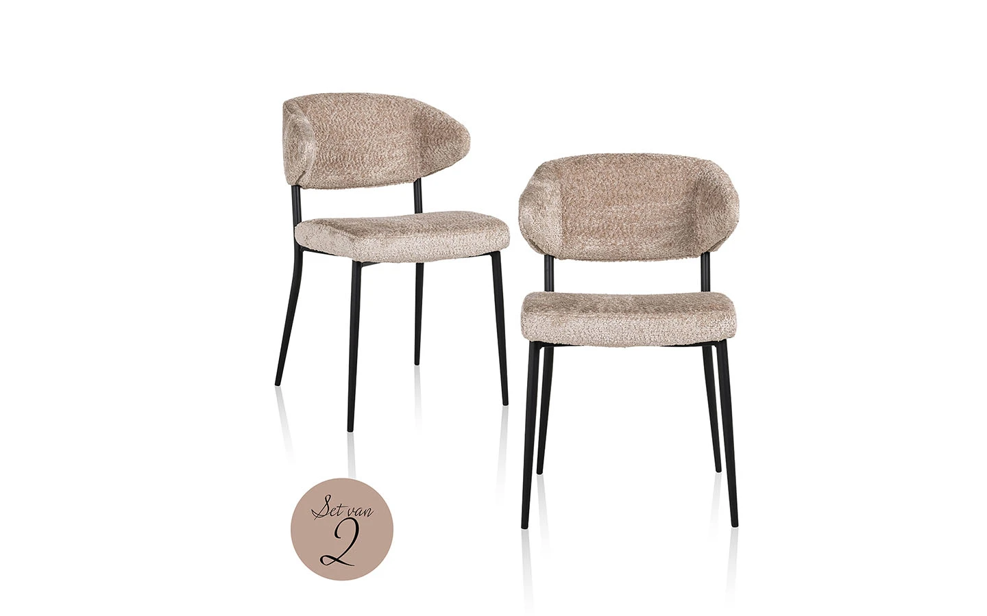 Стол BEA SHEEP NATURE, Сет от 2 Richmond Interiors - 1 - Stolbg.com