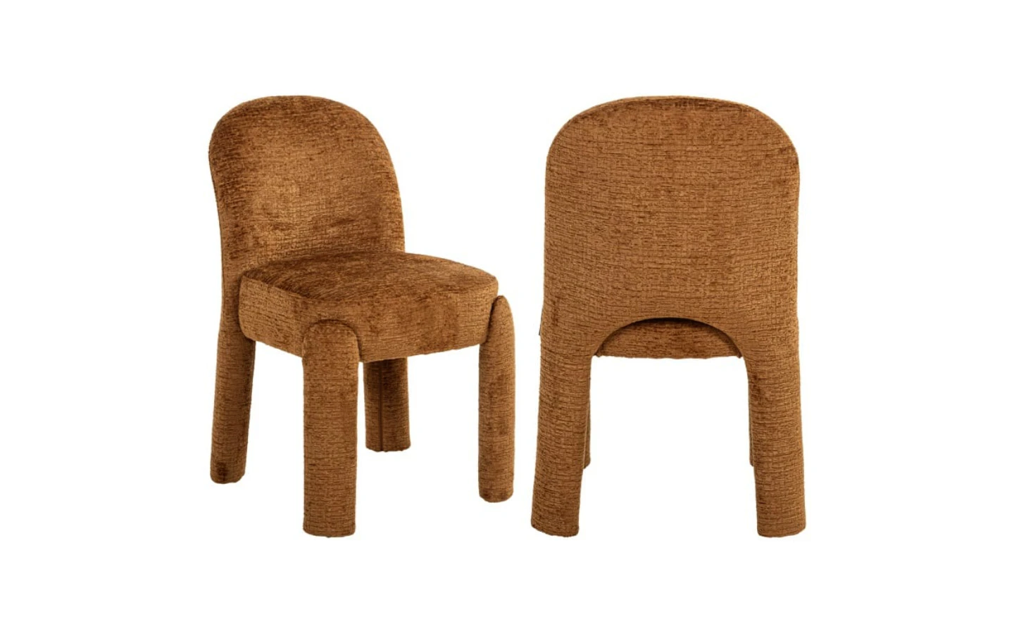 Стол BRANDI COGNAC FUSION, Сет от 2 Richmond Interiors - 1 - Stolbg.com