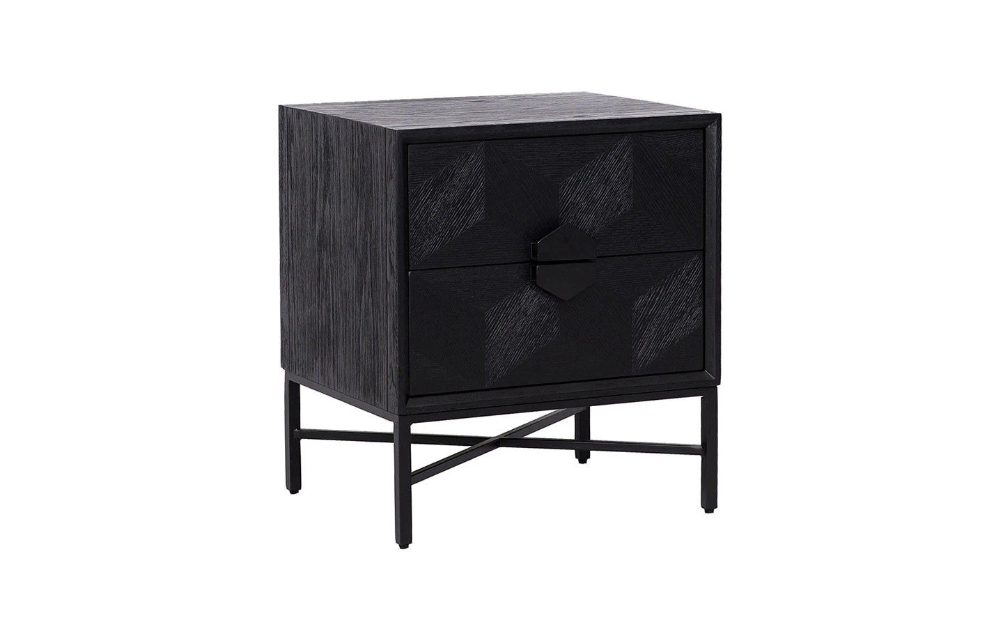 Нощно шкафче BLAX 2 DRAWERS Richmond Interiors - 1 - Stolbg.com