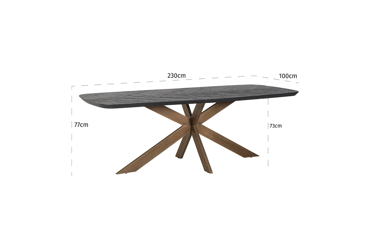 Маса HAYLEY 230 Richmond Interiors - 5 - Stolbg.com