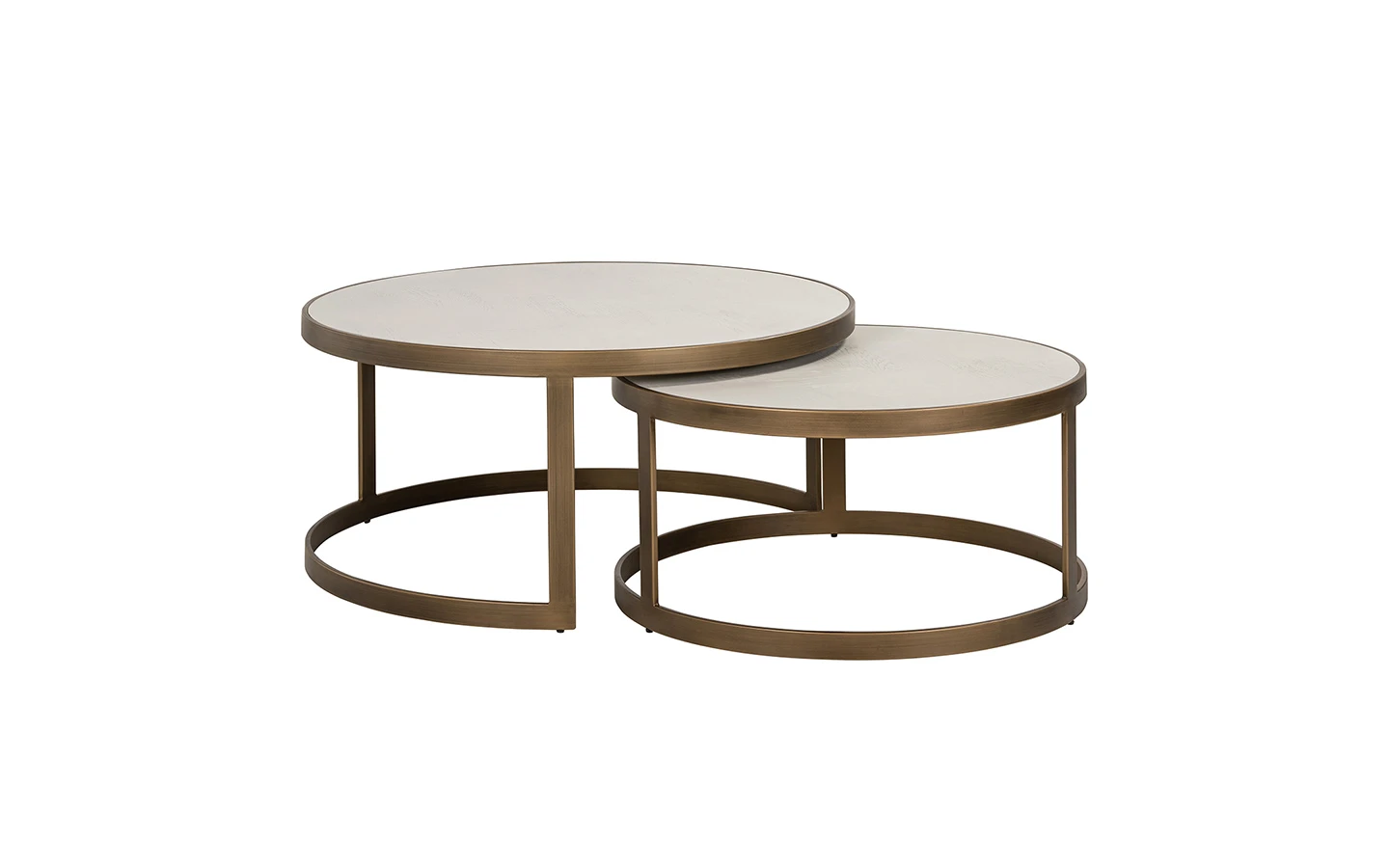 Холна маса WHITEBONE BRASS Richmond Interiors - 1 - Stolbg.com