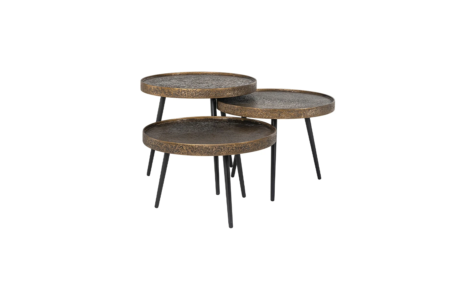 Холна маса LUTON, Сет от 3 Richmond Interiors - 1 - Stolbg.com