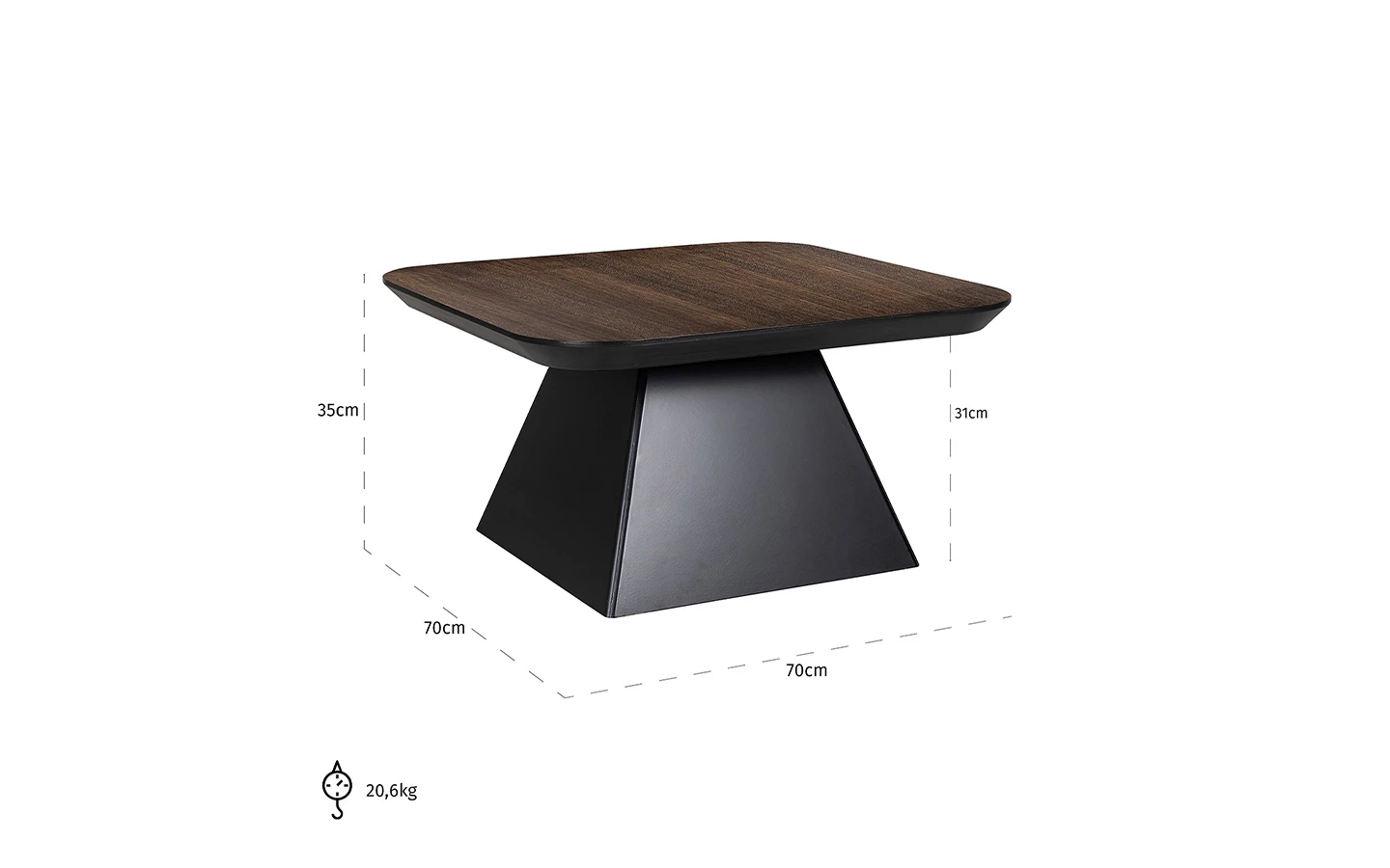 Холна маса BONVOY BROWN Richmond Interiors - 4 - Stolbg.com