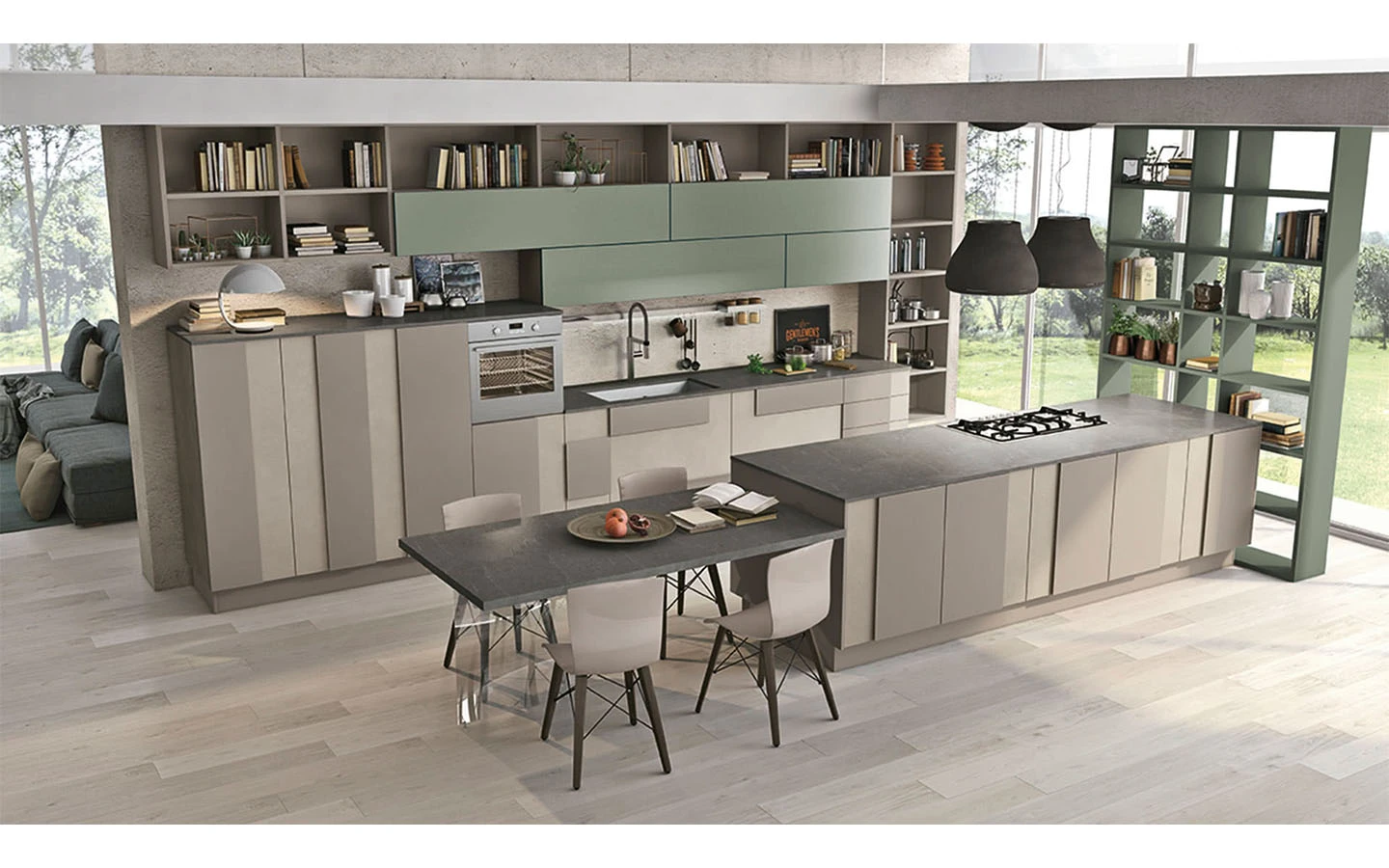 Кухня CREATIVA LUBE Cucine Композиция 2 - 1 - Stolbg.com