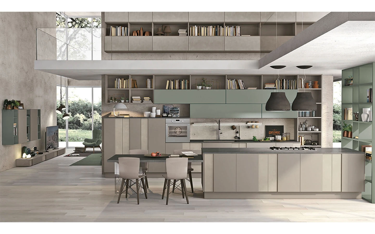 Кухня CREATIVA LUBE Cucine Композиция 2 - 2 - Stolbg.com