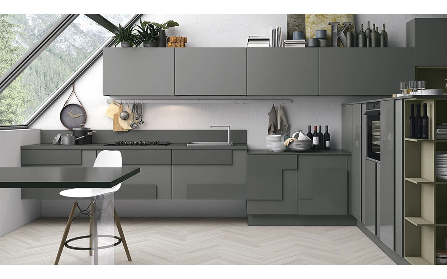 Кухня CREATIVA LUBE Cucine Композиция 5 - 3 - Stolbg.com