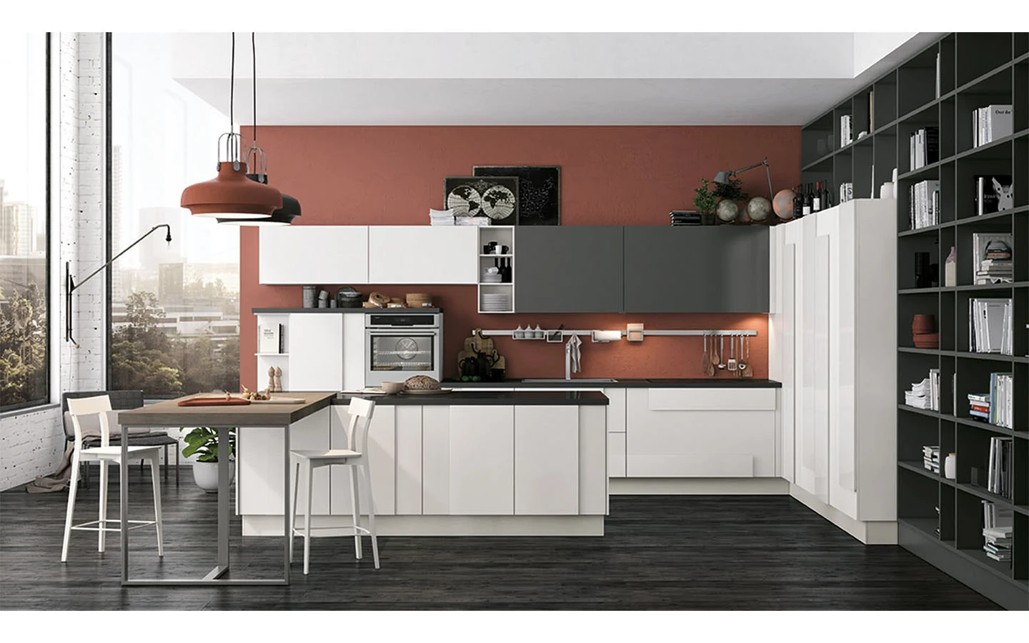 Кухня CREATIVA LUBE Cucine Композиция 6 - 1 - Stolbg.com