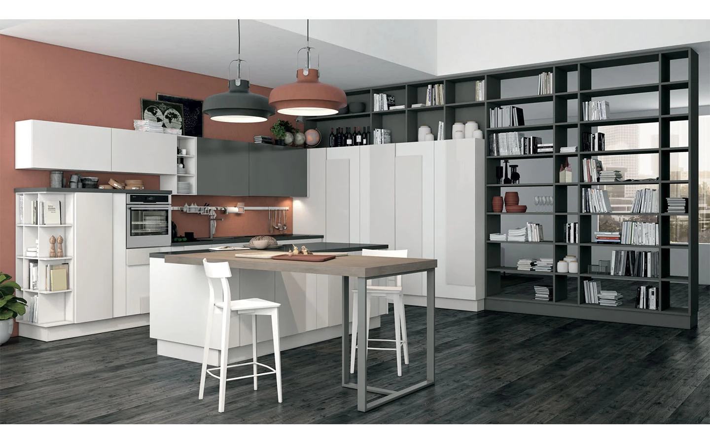 Кухня CREATIVA LUBE Cucine Композиция 6 - 2 - Stolbg.com