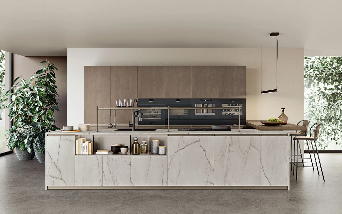 Кухня Immagina Plus LUBE Cucine Композиция 14 - 1 - Stolbg.com