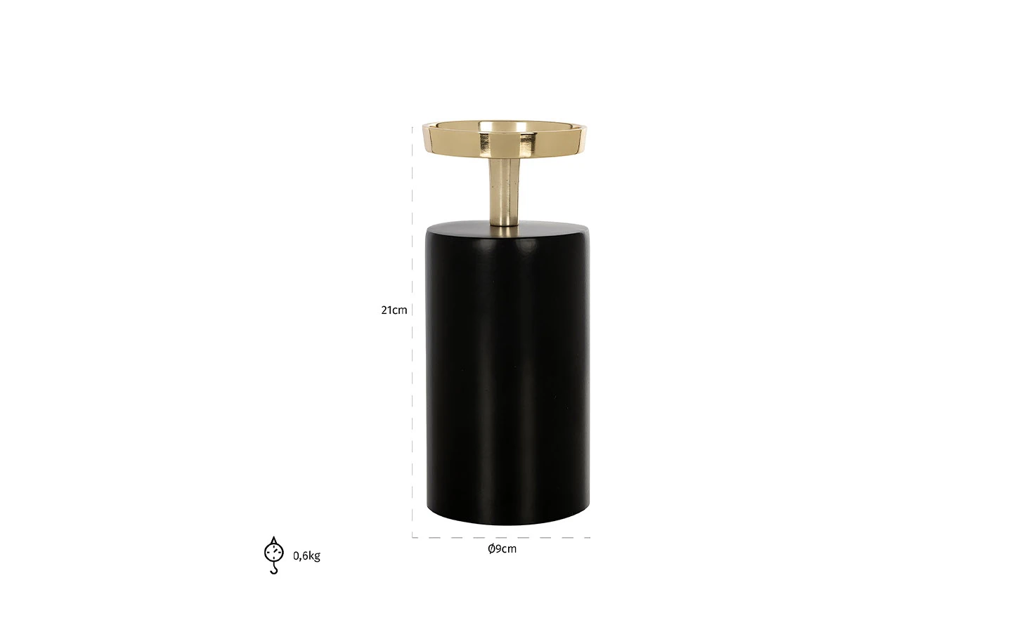 Свещник CAYA SMALL Richmond Interiors - 4 - Stolbg.com