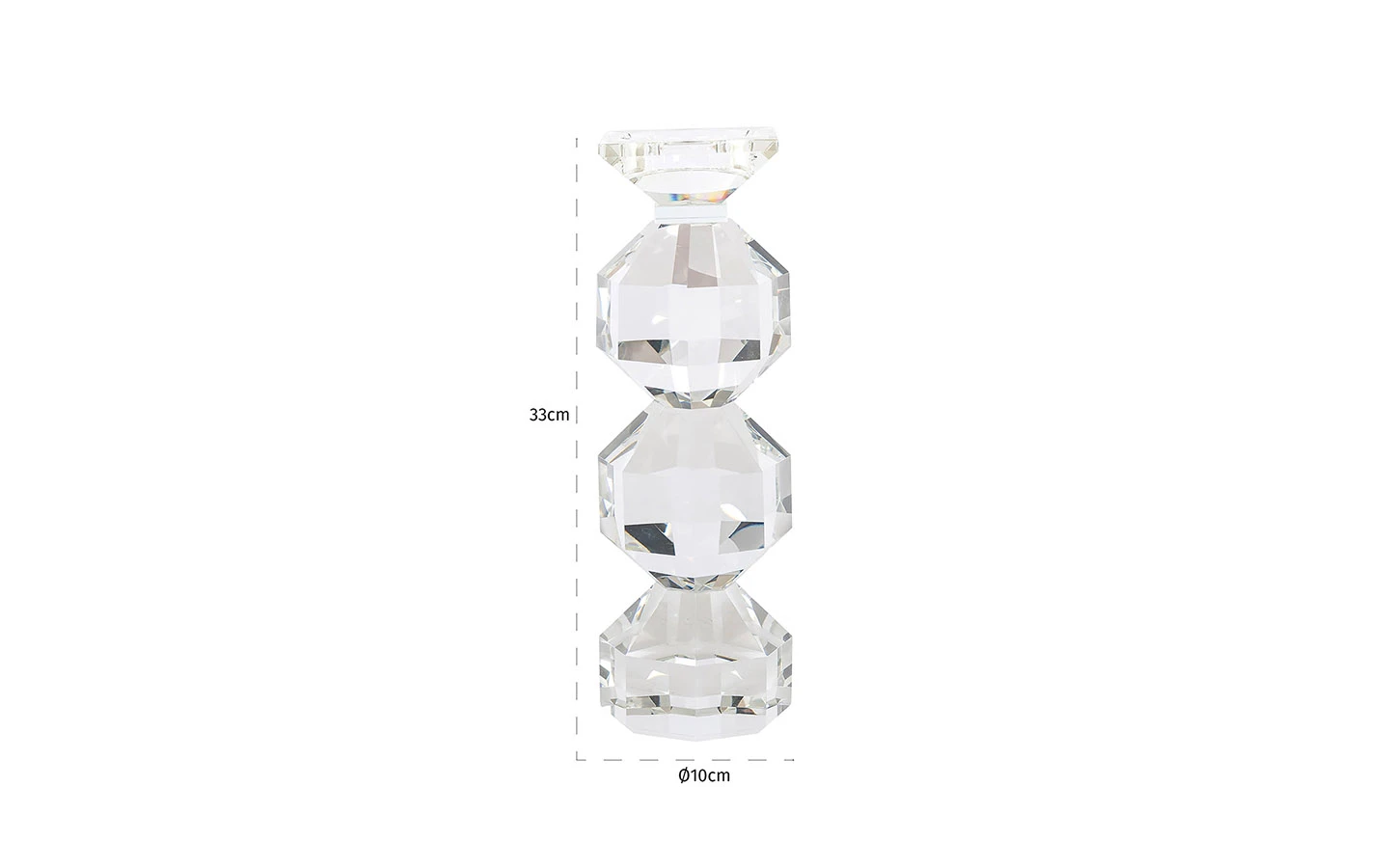 Свещник SAFIA SMALL Richmond Interiors - 5 - Stolbg.com