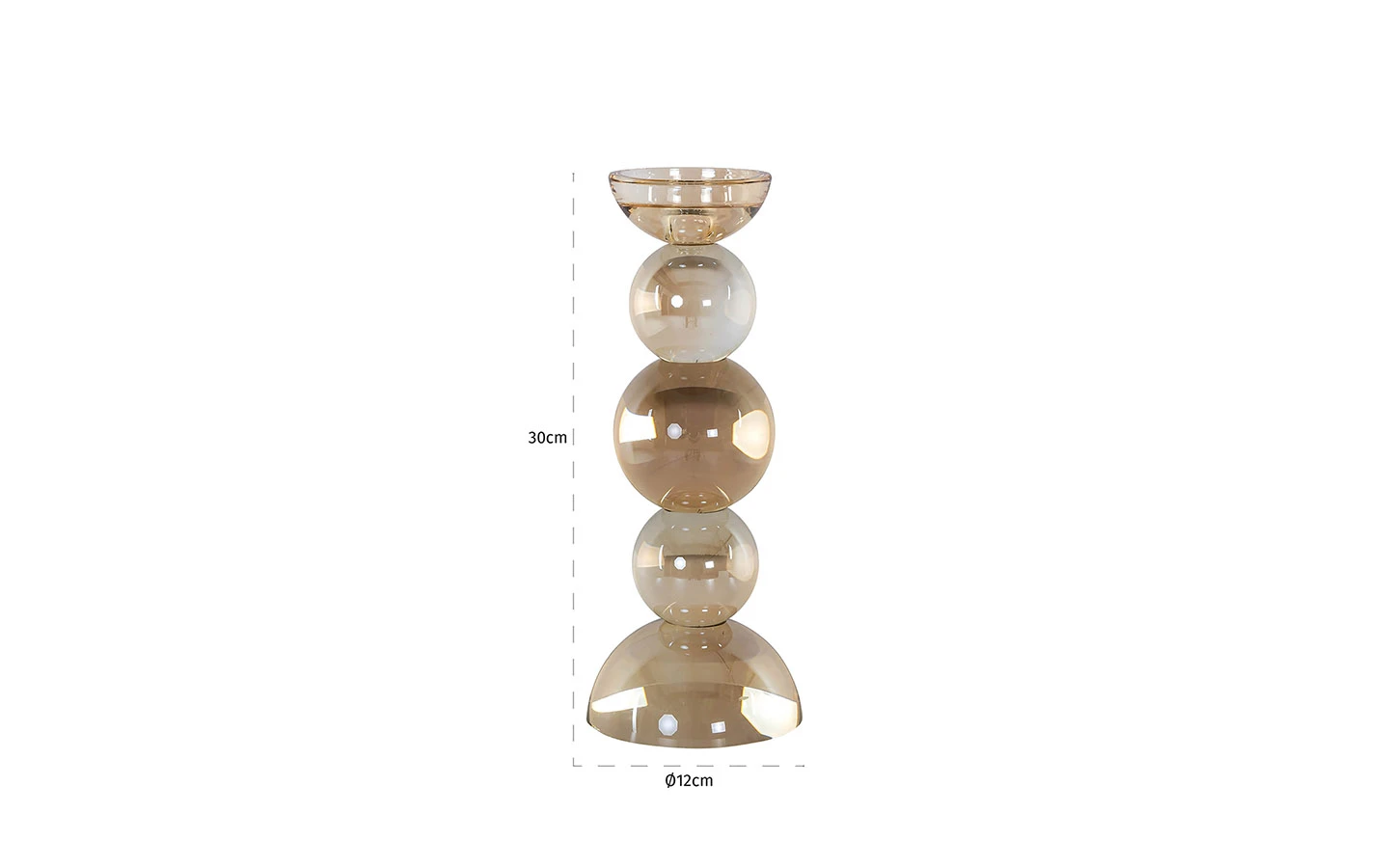 Свещник EMIE SMALL Richmond Interiors - 4 - Stolbg.com