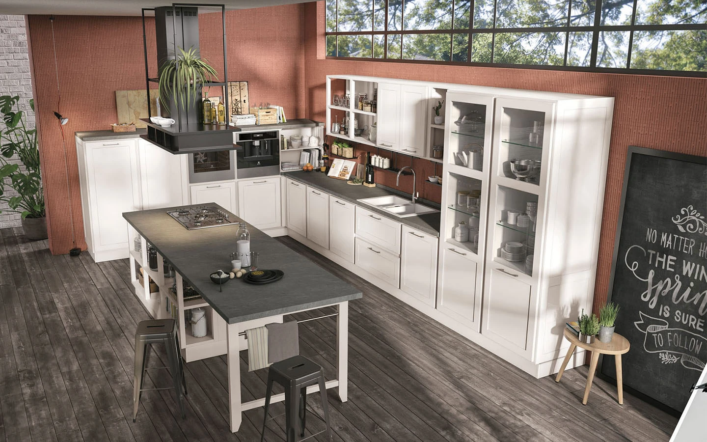 Кухня PROVENZA LUBE Cucine Композиция 1 - 2 - Stolbg.com