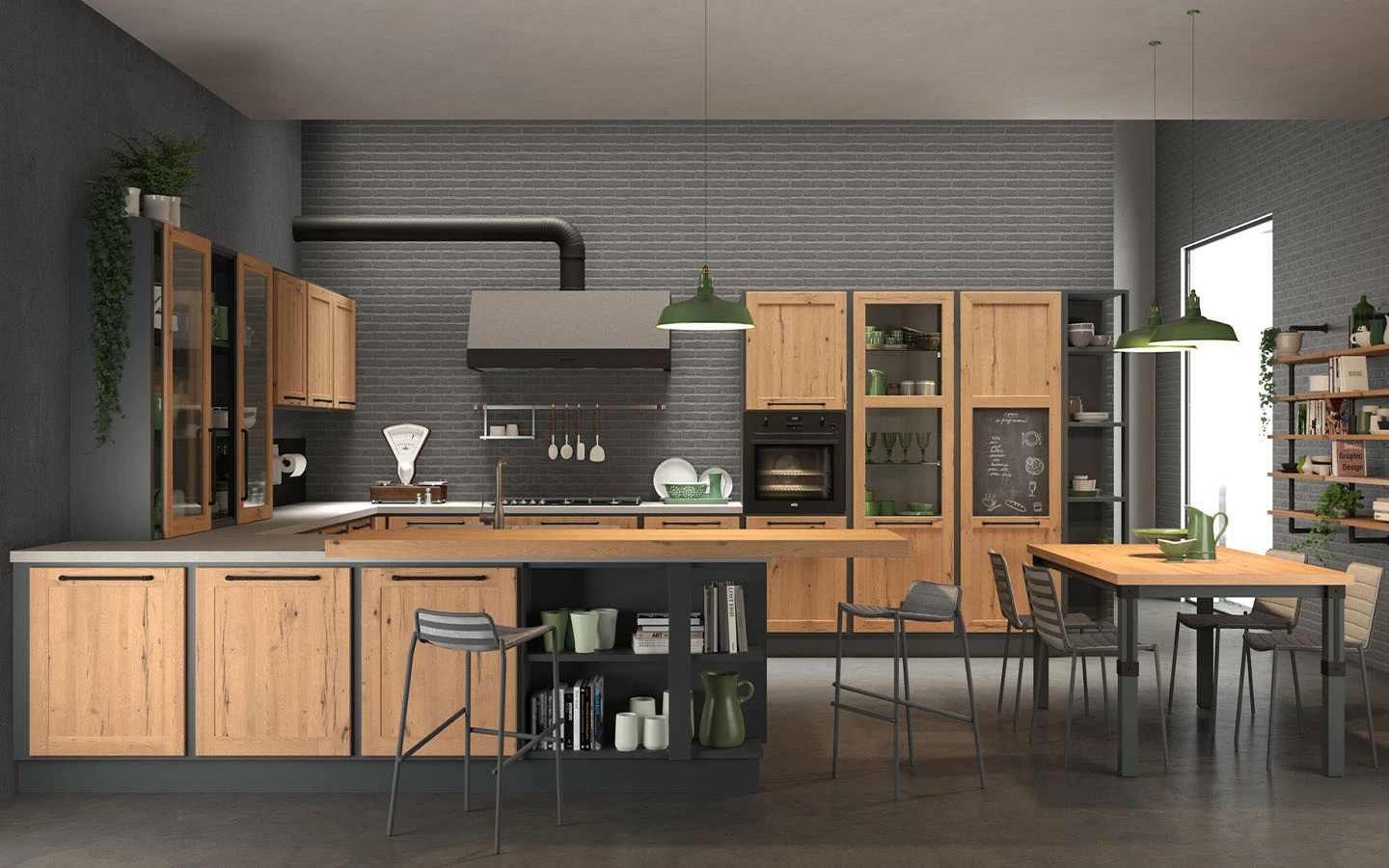 Кухня PROVENZA LUBE Cucine Композиция 11 - 1 - Stolbg.com