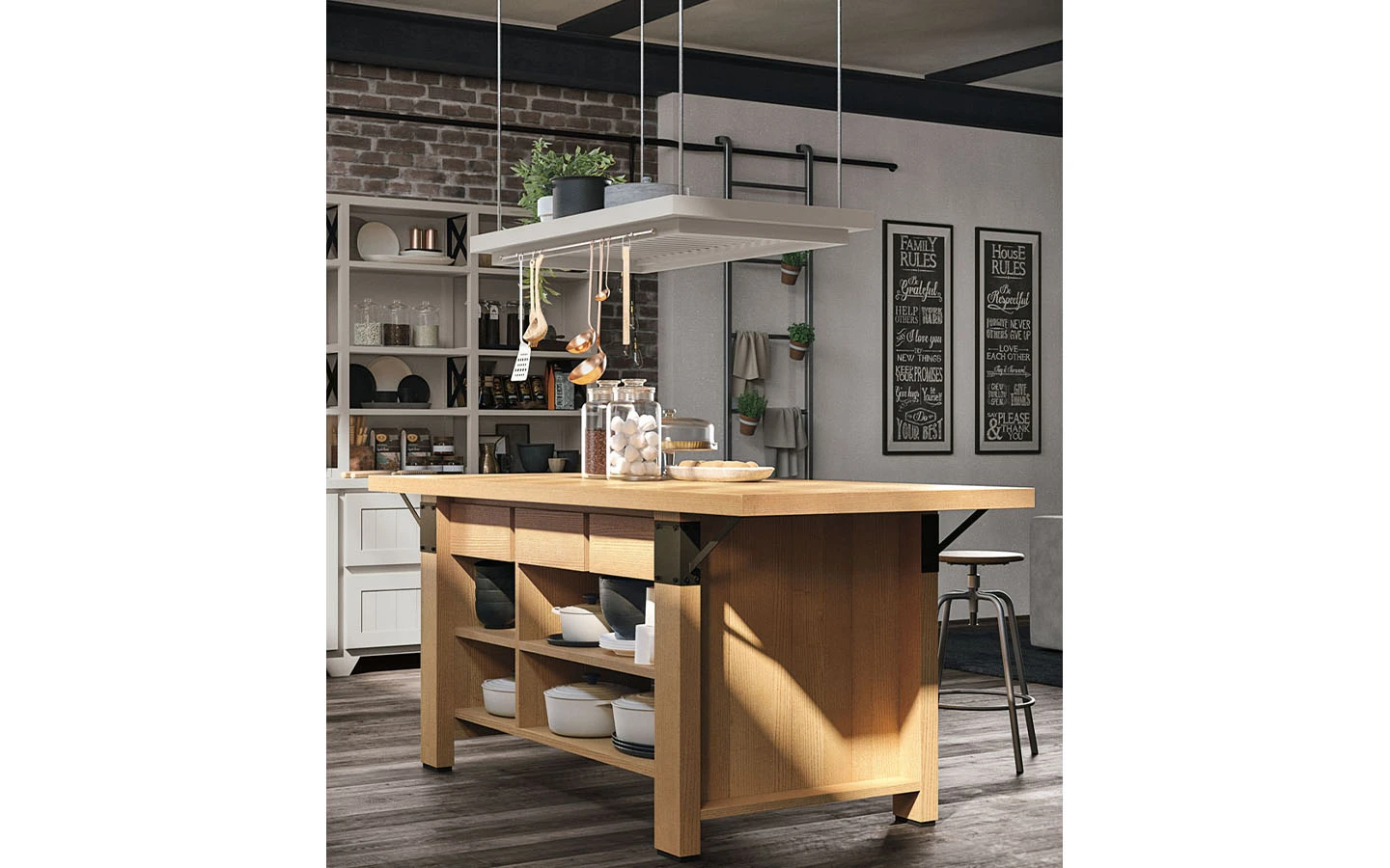 Кухня PROVENZA LUBE Cucine Композиция 2 - 2 - Stolbg.com