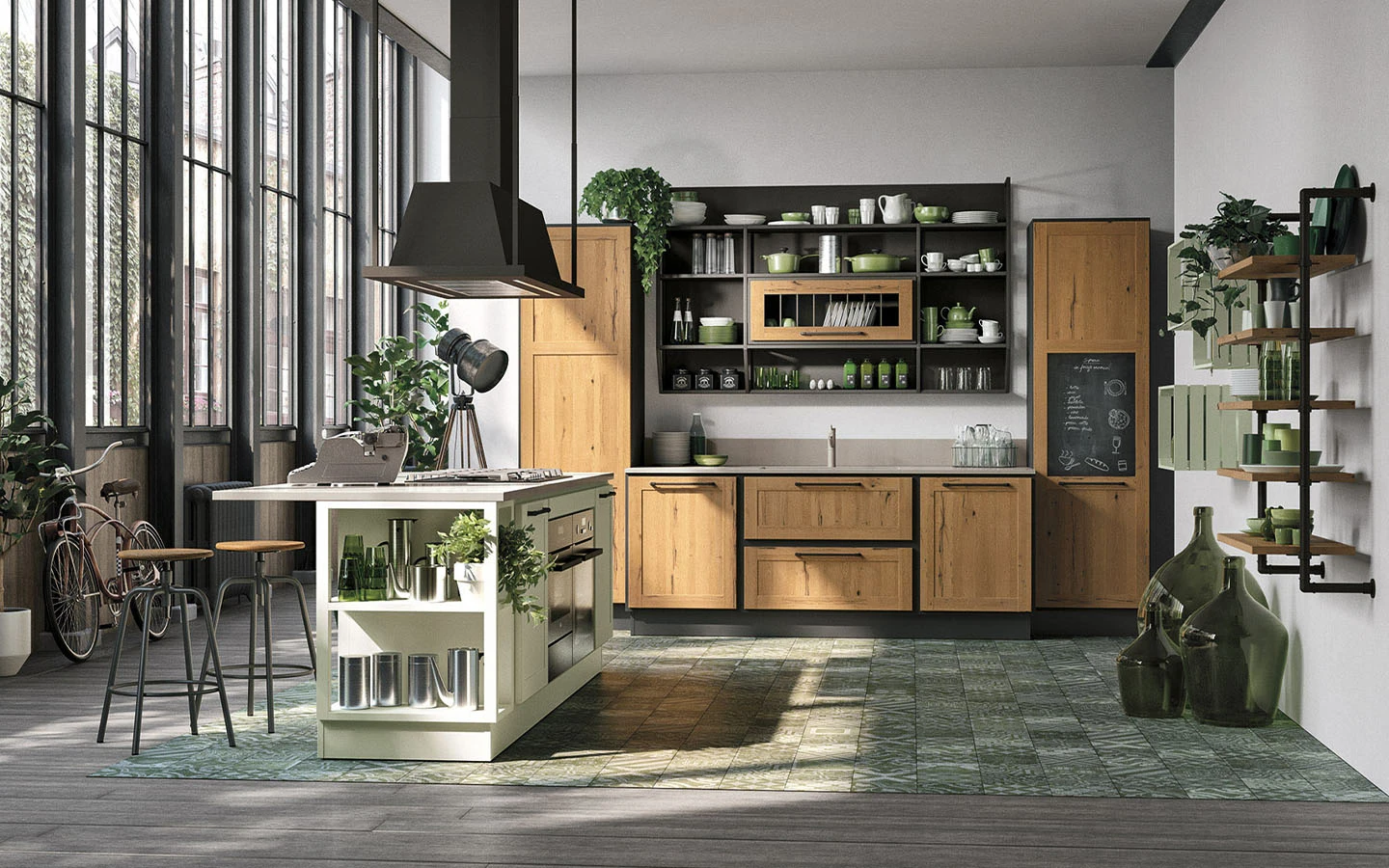 Кухня PROVENZA LUBE Cucine Композиция 3 - 1 - Stolbg.com
