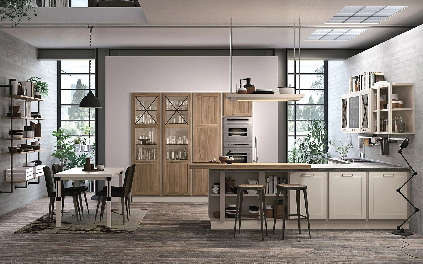 Кухня PROVENZA LUBE Cucine Композиция 5 - 1 - Stolbg.com