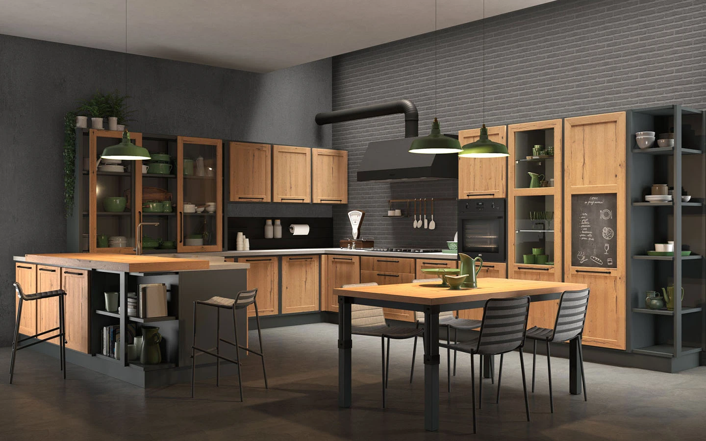 Кухня PROVENZA LUBE Cucine Композиция 7 - 1 - Stolbg.com