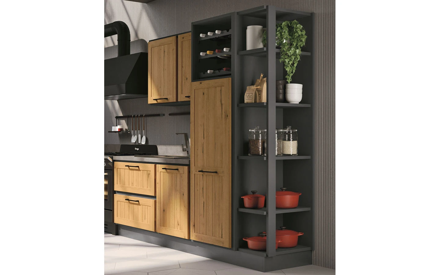 Кухня PROVENZA LUBE Cucine Композиция 7 - 2 - Stolbg.com