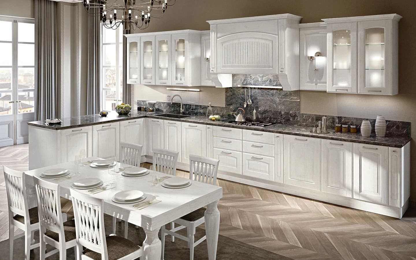 Кухня VERONICA LUBE Cucine Композиция 4 - 3 - Stolbg.com