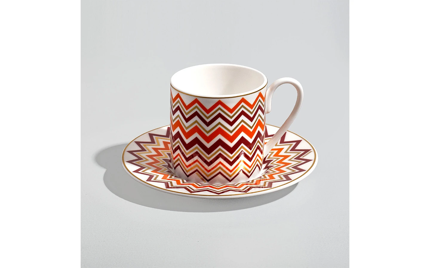 Чаша за кафе с чинийка ICONIC Missoni Home - 1 - Stolbg.com