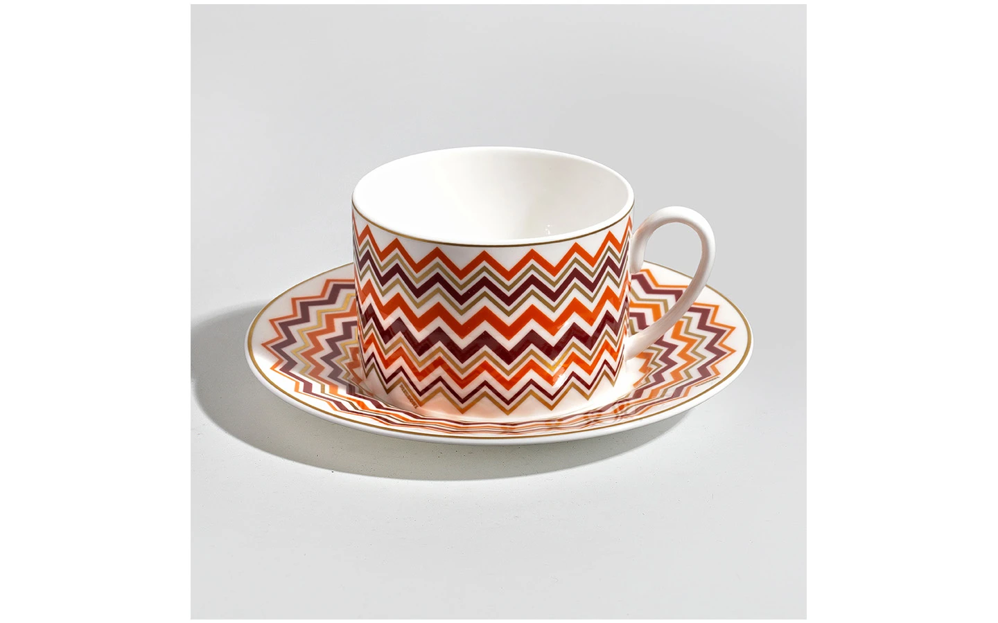 Чаша за чай с чинийка ICONIC Missoni Home - 1 - Stolbg.com