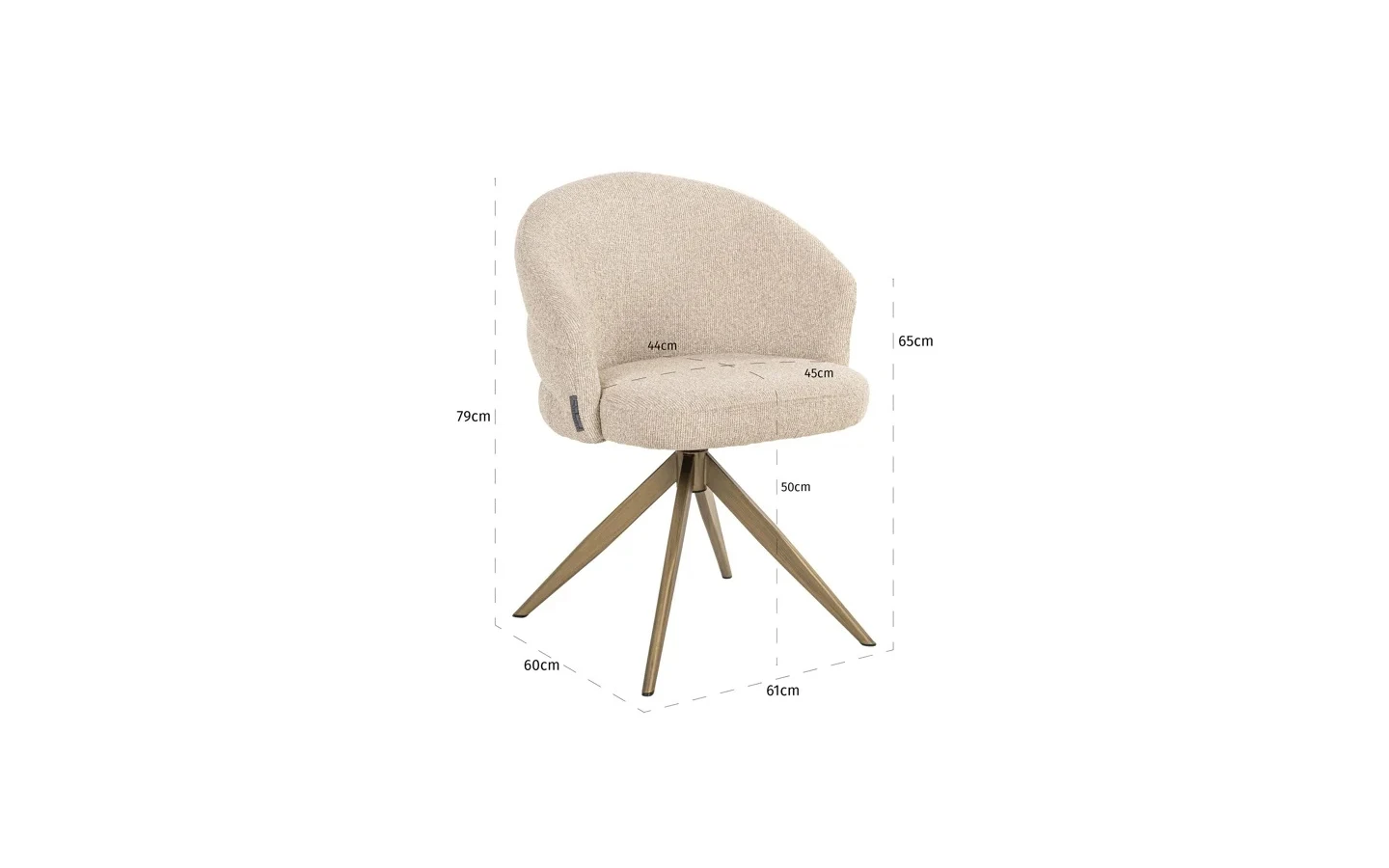 Стол ZENDAYA BISCOTTI Richmond Interiors - 10 - Stolbg.com
