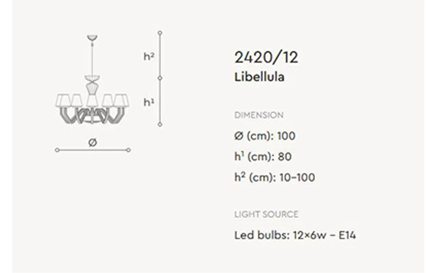 Висящо осветително тяло LIBELLULA ITALAMP - 13 - Stolbg.com