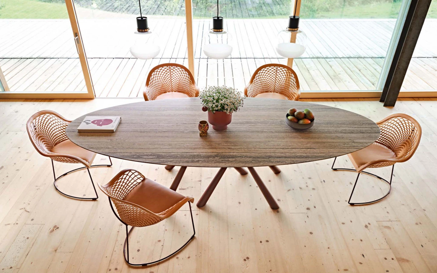 Маса FOREST OVAL MIDJ - 3 - Stolbg.com