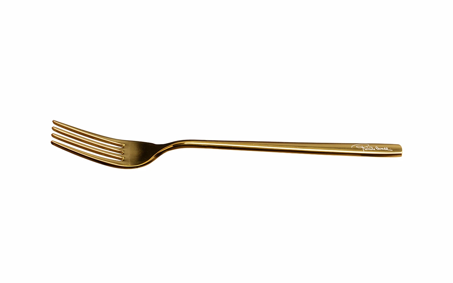 Сет от 6 вилици за хранене Logo Gold PVD 18-10 Roberto Cavalli Home Luxury Tableware - 1 - Stolbg.com