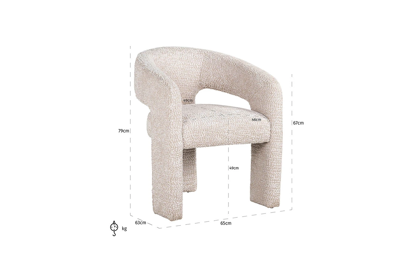 Стол BELLE LOVELY Richmond Interiors - 8 - Stolbg.com