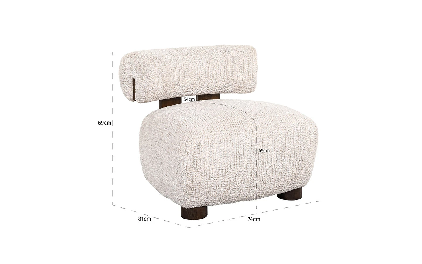 Кресло ARABELLA CREAM Richmond Interiors - 10 - Stolbg.com