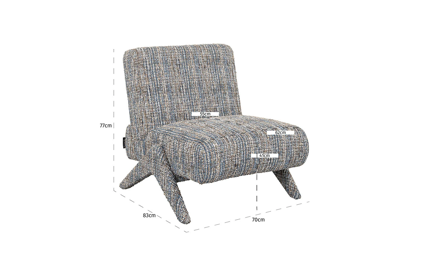 Кресло LEXI BLUE Richmond Interiors - 10 - Stolbg.com