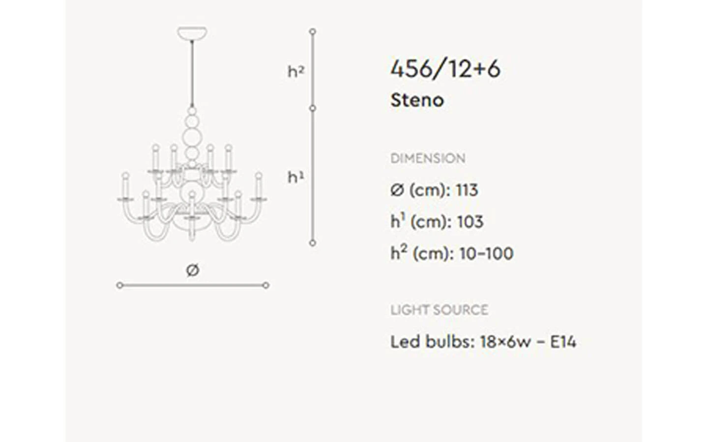Висящо осветително тяло STENO ITALAMP - 4 - Stolbg.com
